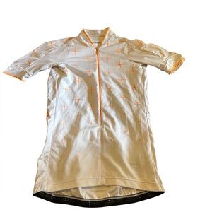 Craft Woman’s White and Orange Cycling Jersey